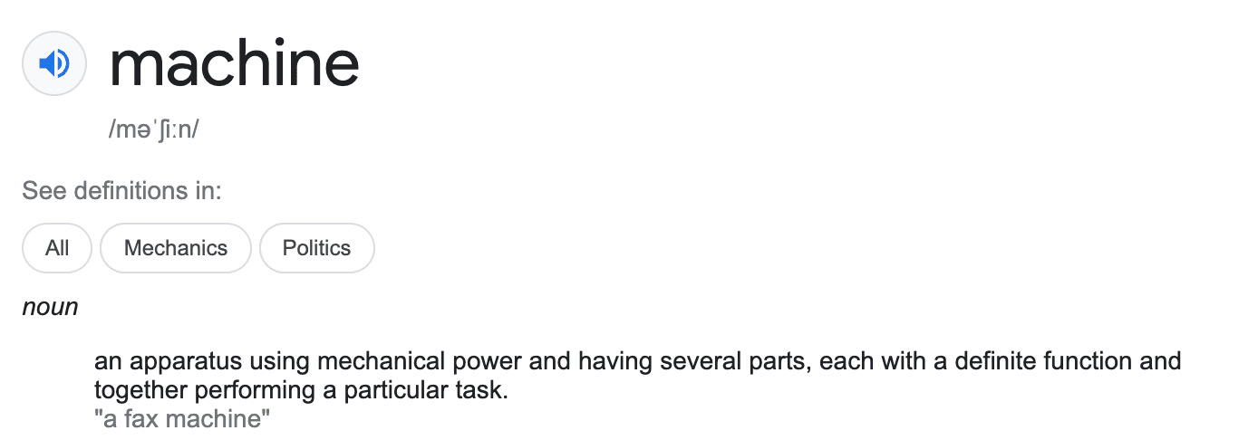 What is a Machine?